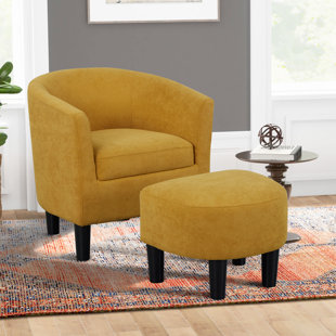 Adisen cloud barrel chair and 2024 ottoman